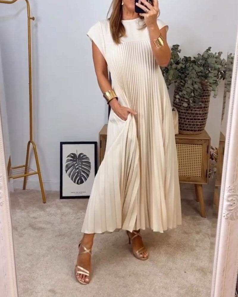 Elegant Short Sleeve Maxi Dress for Women