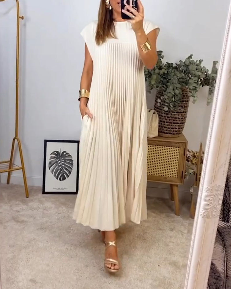 Elegant Short Sleeve Maxi Dress for Women