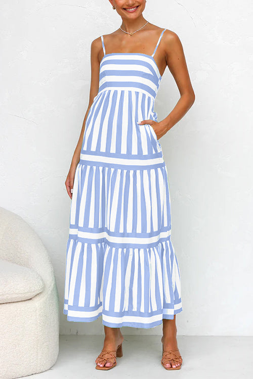 Chic Spaghetti Strap Maxi Dress for Women