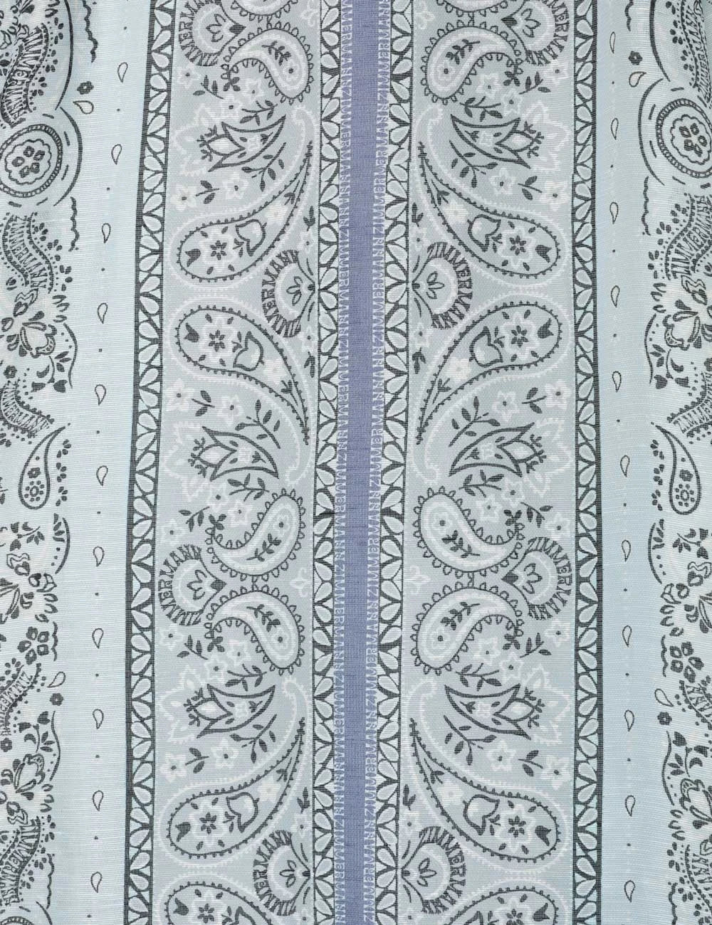 Women's Paisley Print Maxi Dress with Belted Waist