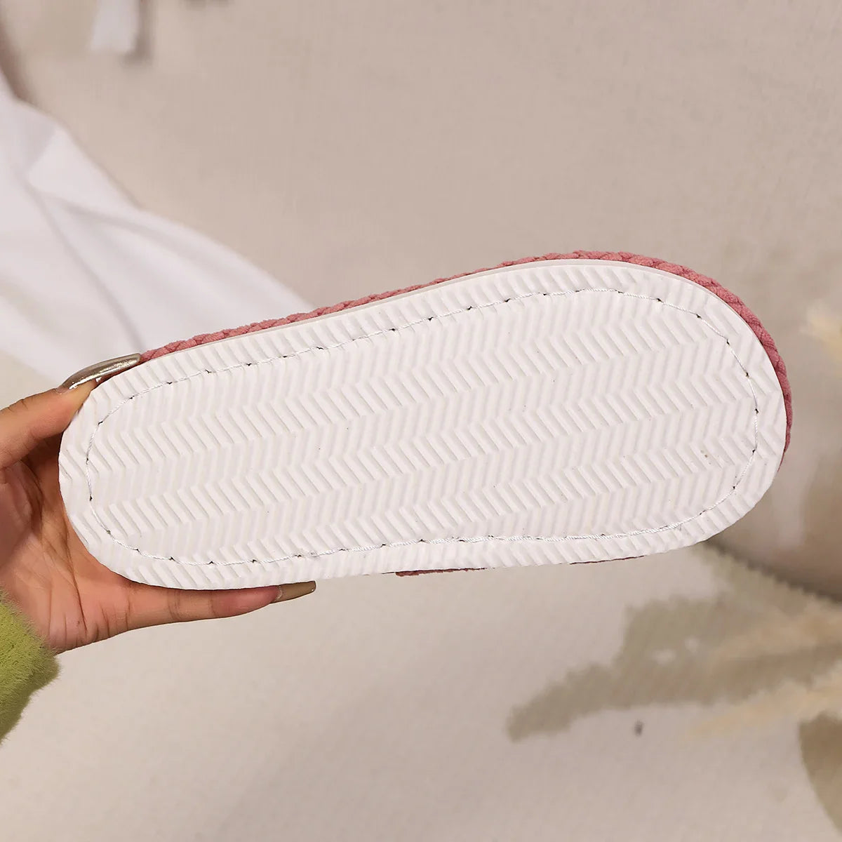 Women's Cross Band Open Toe Indoor and Outdoor Slippers