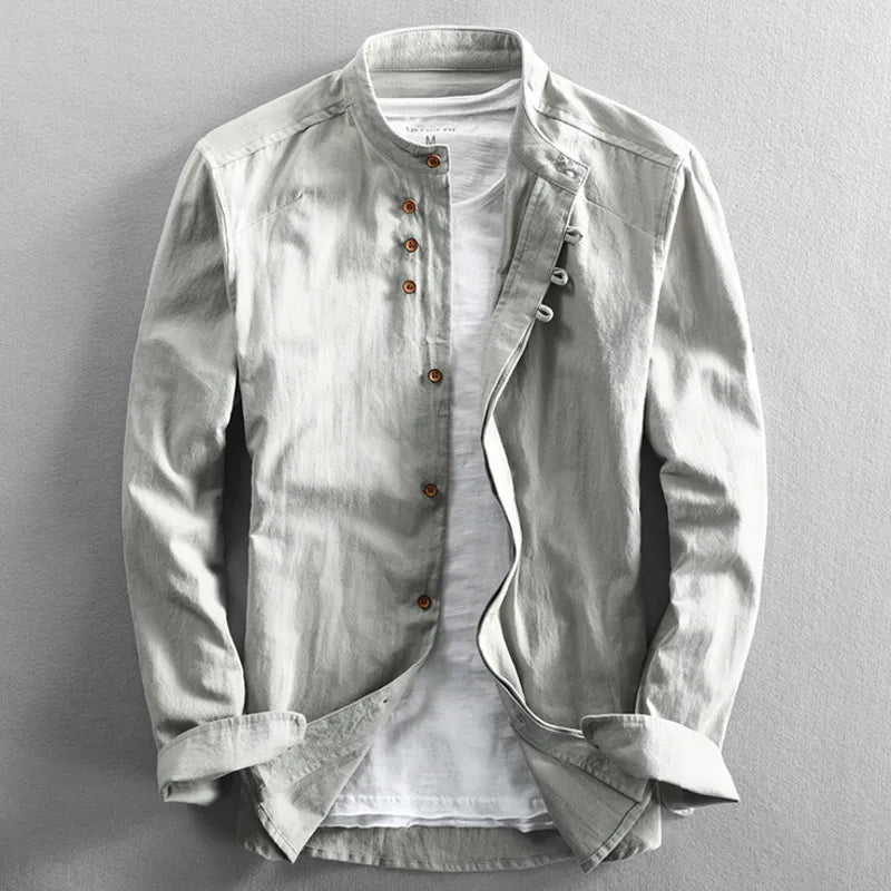 Japanese-Inspired Elegant Shirt for Men