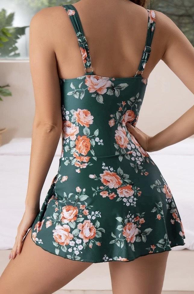 Women's Elegant One-Piece Swimsuit with Tummy Control