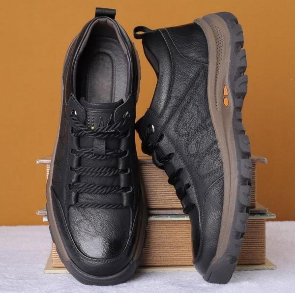 Men's Orthopedic Lace-Up Casual Shoes with Supportive Sole