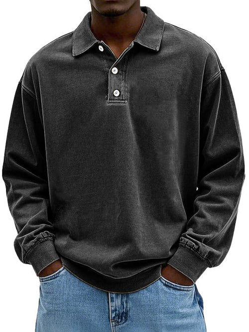 Timeless Vintage Long Sleeve Shirt for Men