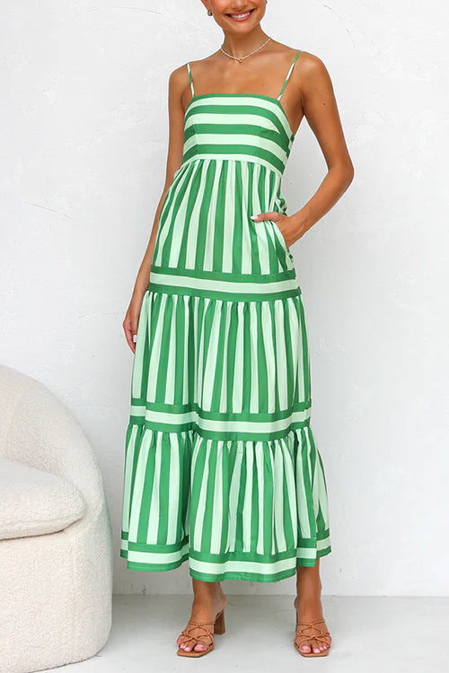Chic Spaghetti Strap Maxi Dress for Women