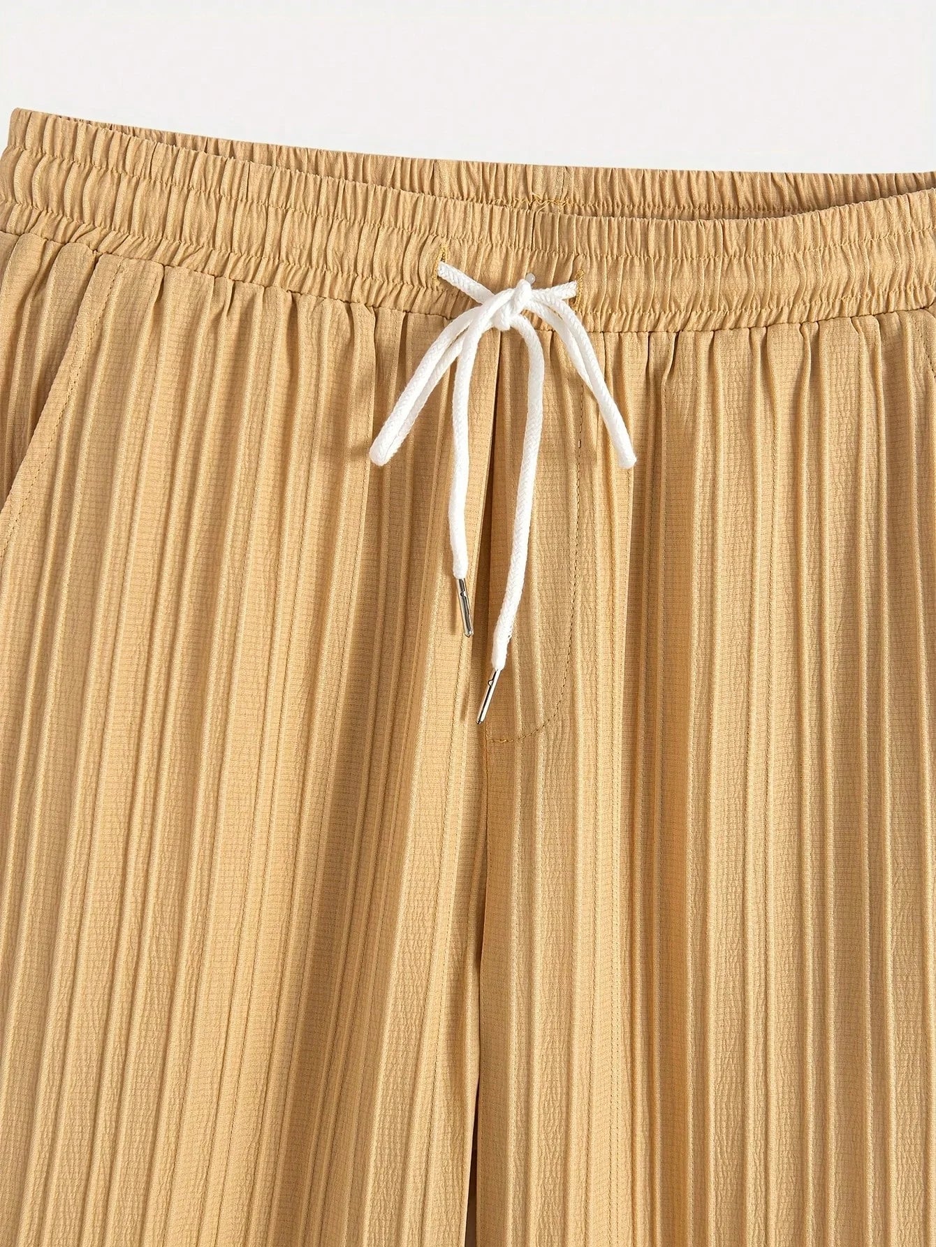 Men’s Two Piece Short Sleeve Shirt and Jogger Pants Set with Button Neck