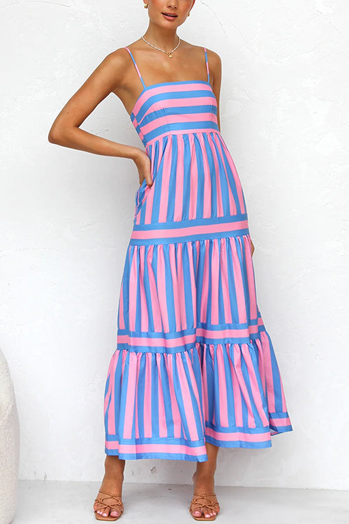 Chic Spaghetti Strap Maxi Dress for Women