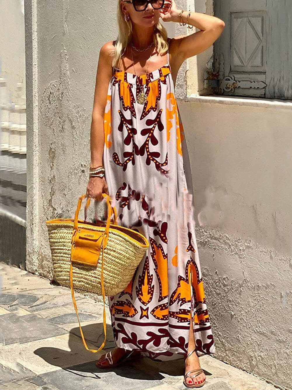 Women’s Print Cami Maxi Dress