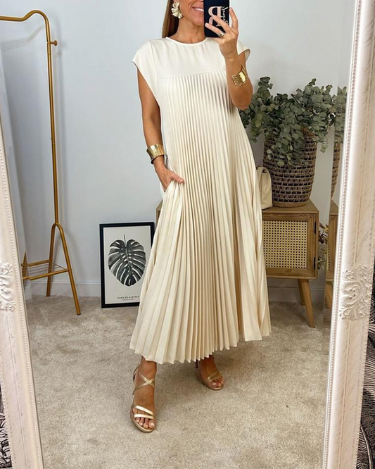 Elegant Short Sleeve Maxi Dress for Women