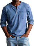 Vintage Long Sleeve Shirt for Men