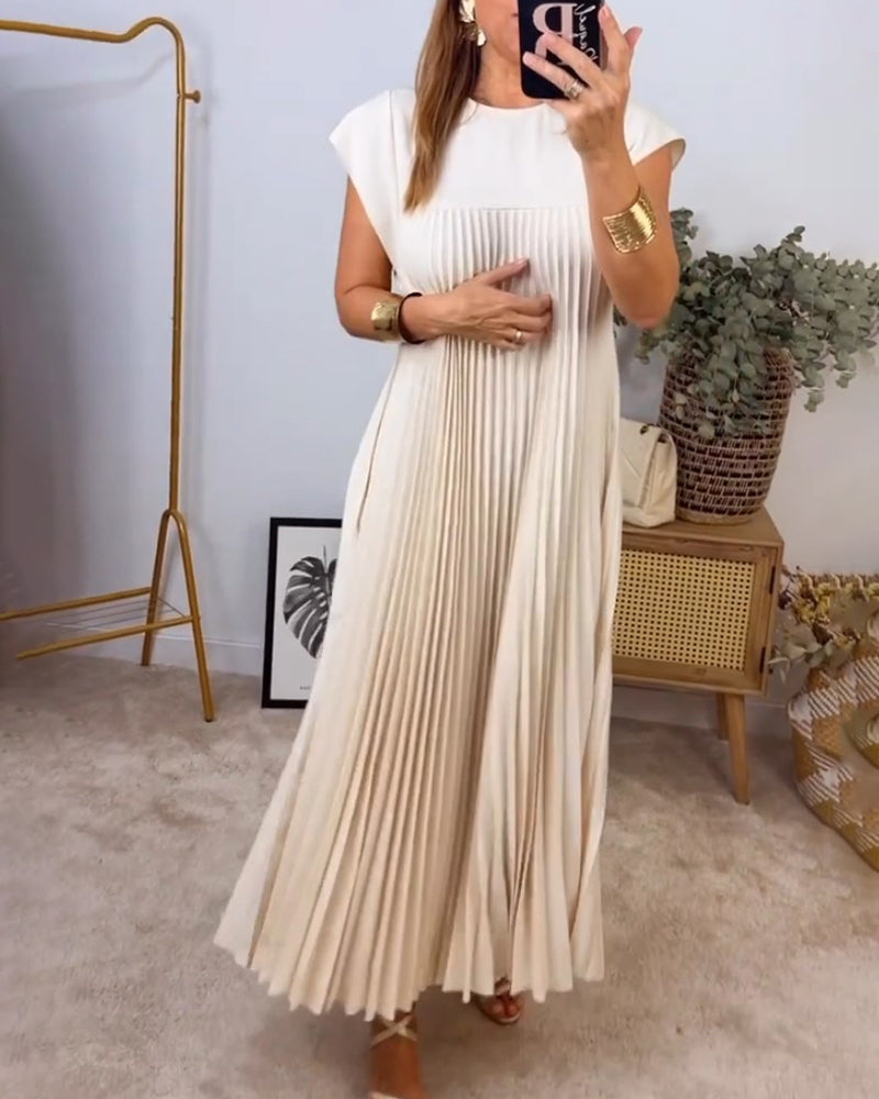 Elegant Short Sleeve Maxi Dress for Women