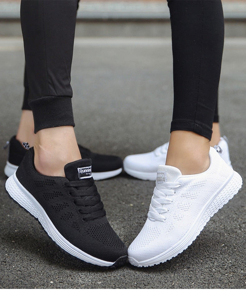 Women's Lace-Up Sneakers