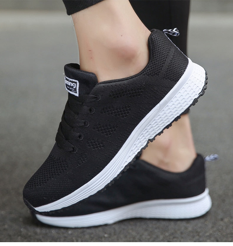 Women's Lace-Up Sneakers