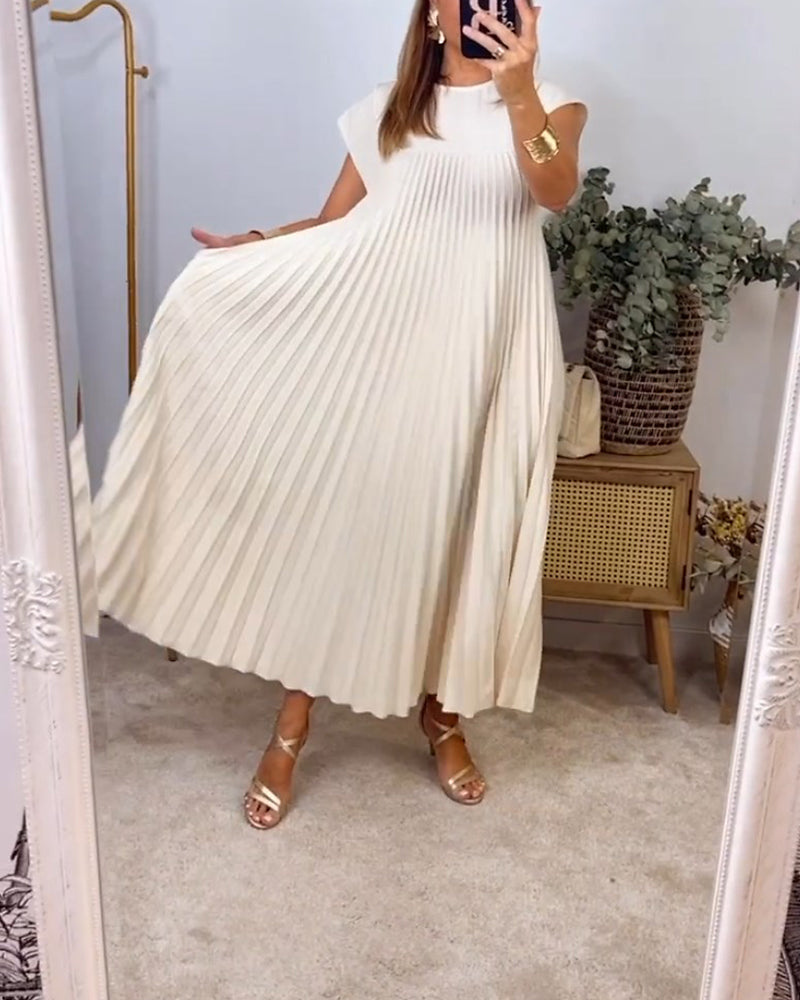 Elegant Short Sleeve Maxi Dress for Women