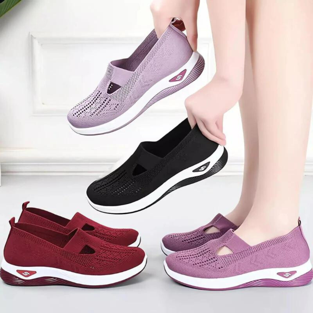 Women's Orthopedic Slip-On Shoes with Arch Support Sole