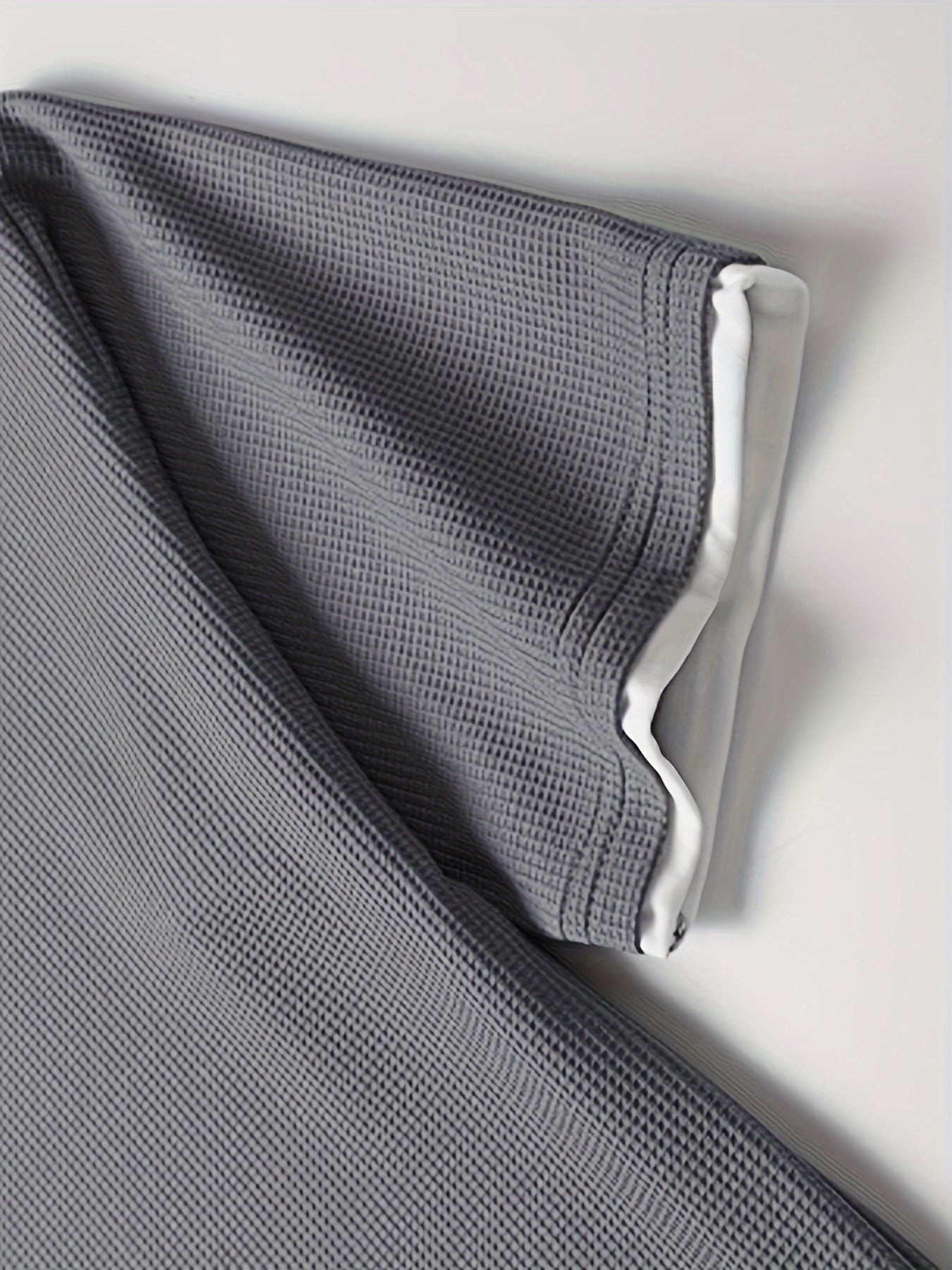 Men's Two-Piece Set with Short-Sleeve Top and Drawstring Shorts