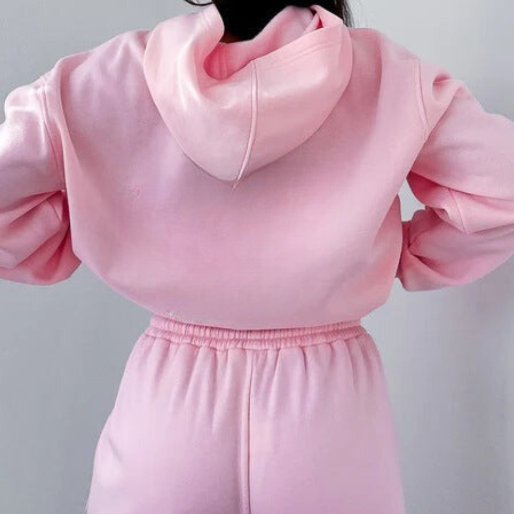 Women's Oversized Hoodie and Jogger 2-Piece Set Loungewear Tracksuit