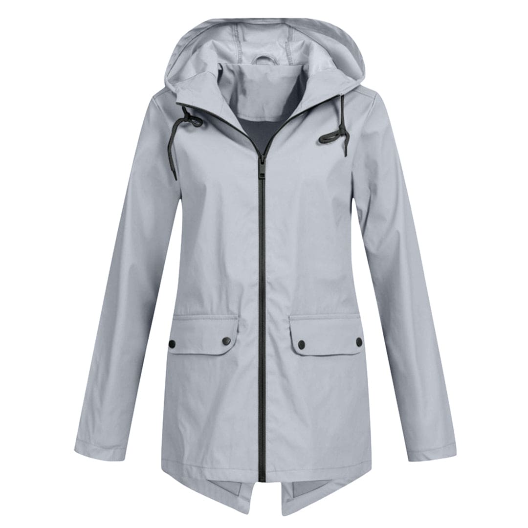 Women's Lightweight Waterproof Windbreaker Jacket with Hood