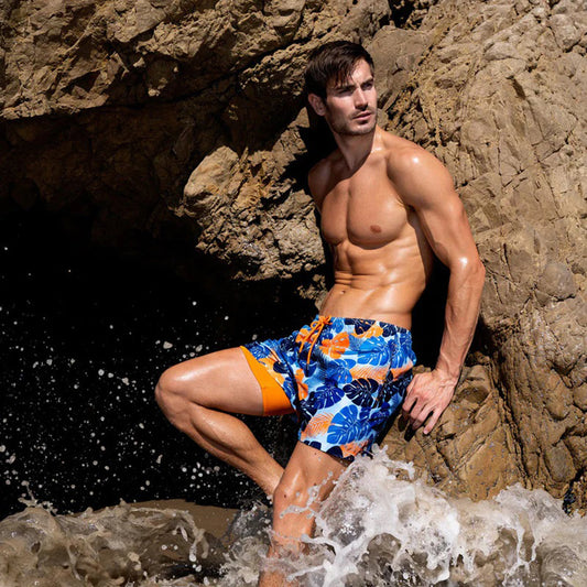 Men's Casual Shorts with Supportive Inner Lining and Drawstring