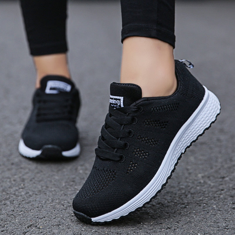 Women's Lace-Up Sneakers