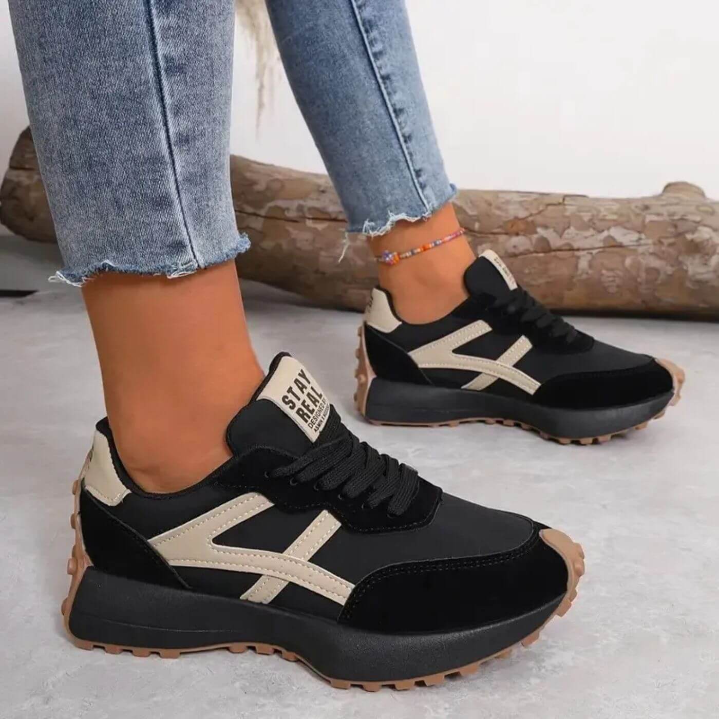 Women's Orthopedic Lace-Up Athletic Shoes
