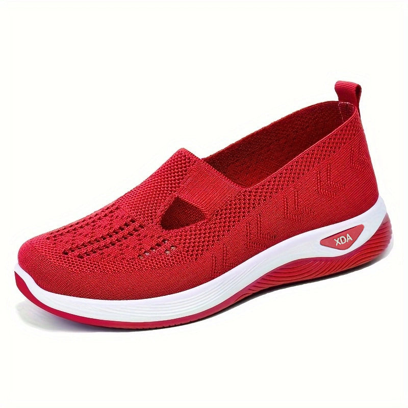 Women's Slip-On Walking Shoes with Cushioned Sole Comfort