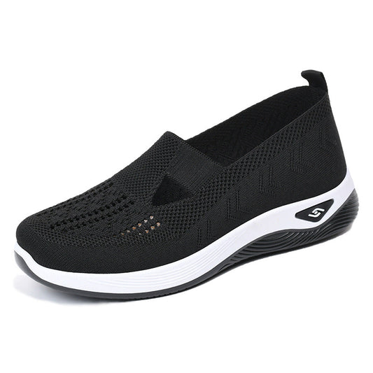 Women's Slip-On Walking Shoes with Cushioned Sole Comfort