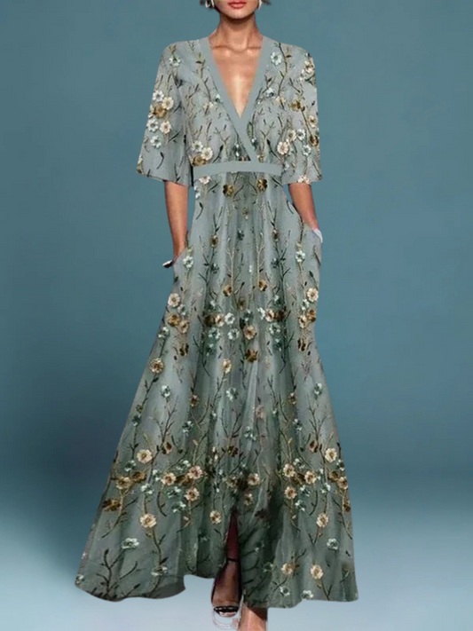 Elegant Floral Dress for Women