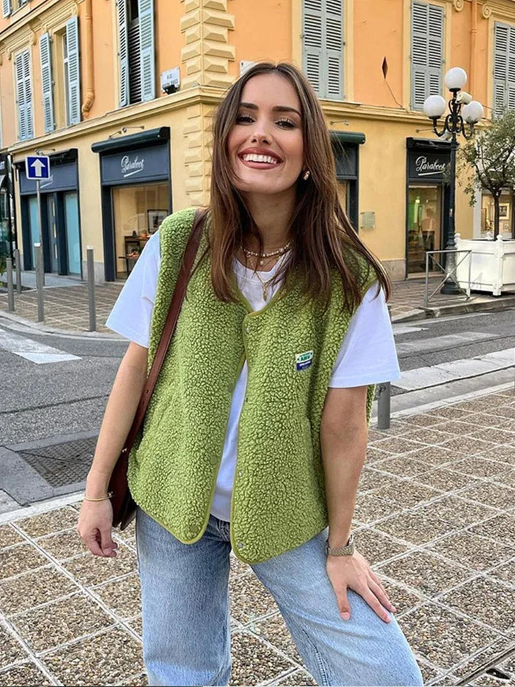 High-Quality Fleece Vest for Women
