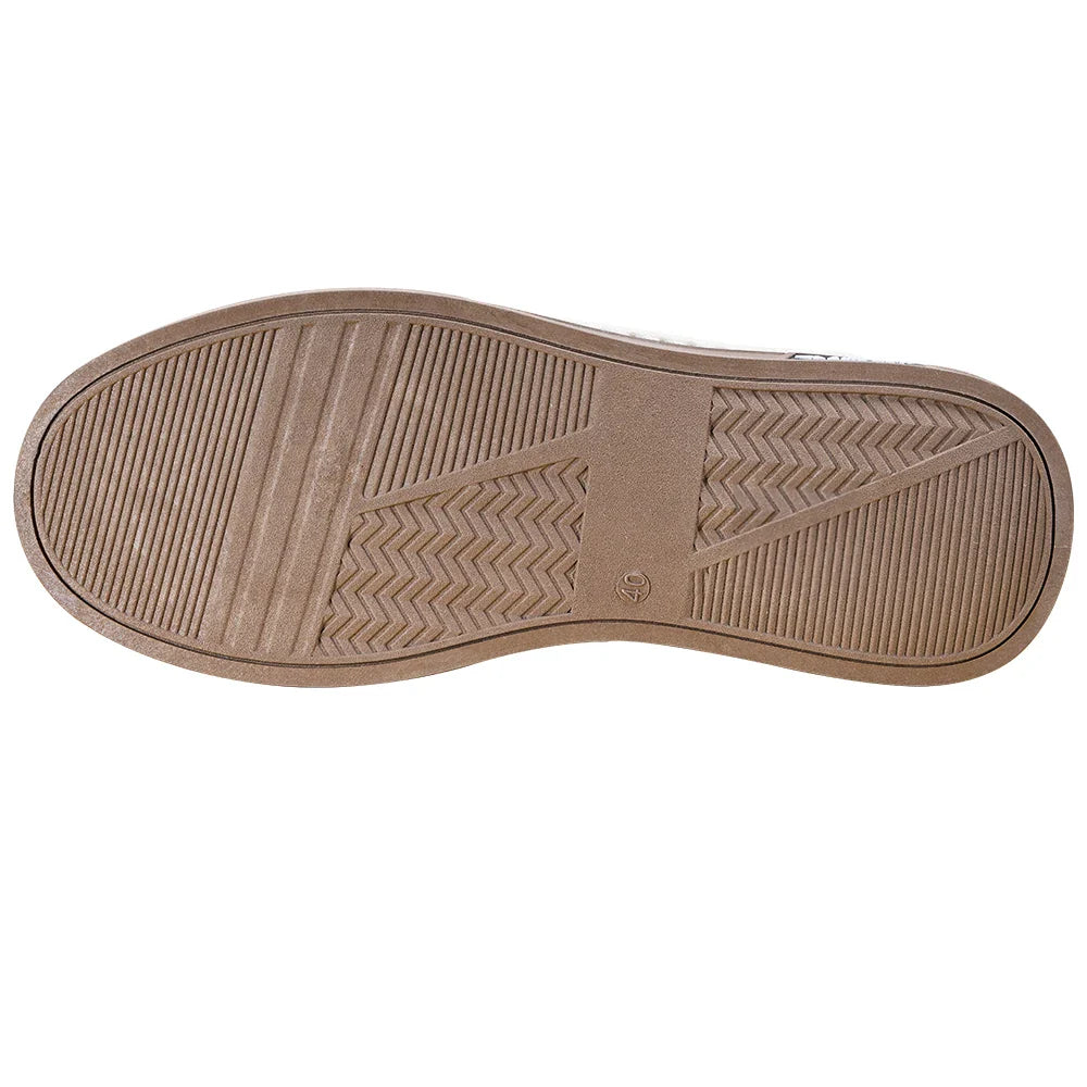 Men's Platform Skate Sneakers with Contrast Sole and Lace-Up Design