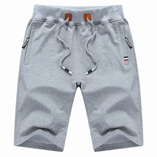 Men's Casual Drawstring Shorts with Pockets and Relaxed Fit