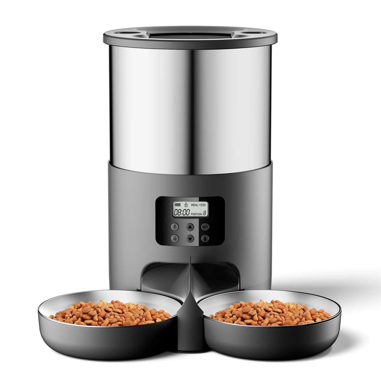 4.5L Smart Automatic Pet Water & Food Dispenser – TuYa APP Control for Cats & Dogs