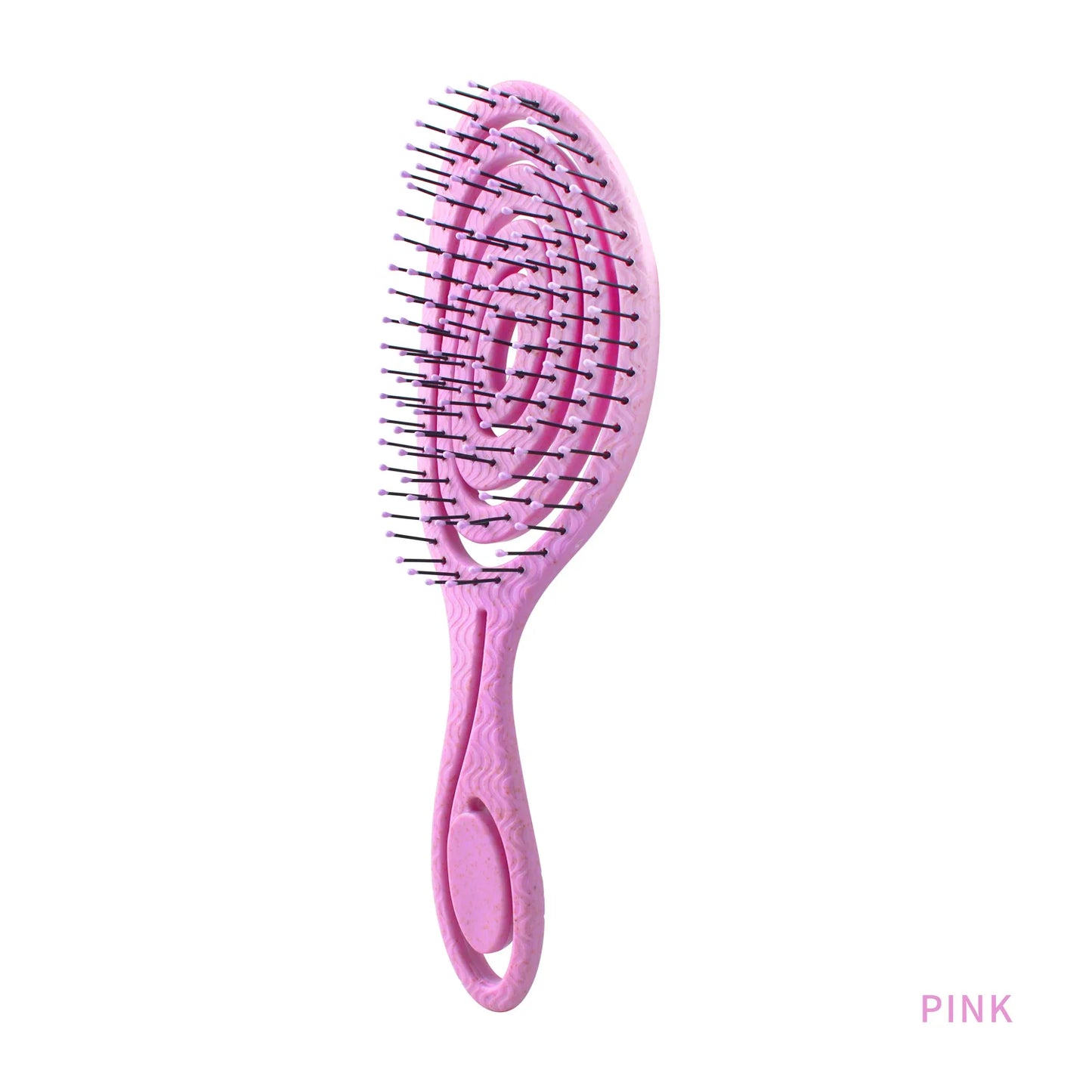 Hair Massage Comb with Nylon Bristles – Detangling Hair Brush for Curly Hair
