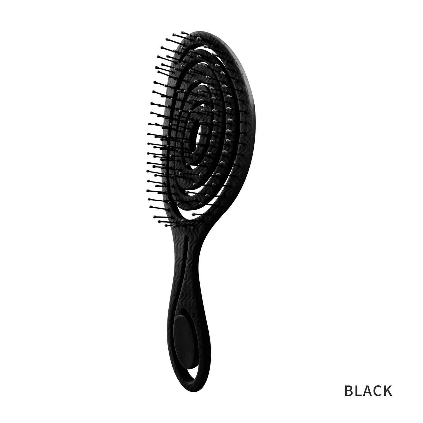 Hair Massage Comb with Nylon Bristles – Detangling Hair Brush for Curly Hair