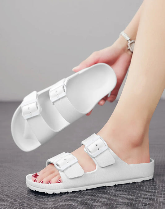 Women's Comfortable Sandals with Adjustable Buckle Straps
