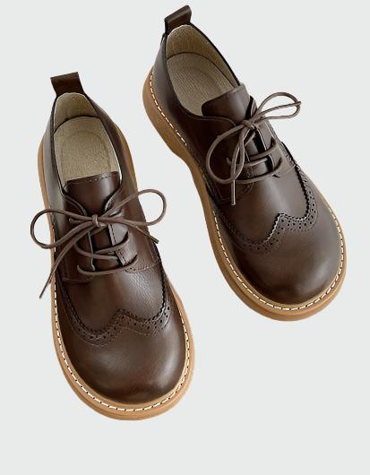 Women's Comfortable Wide-Fit Oxford Shoes