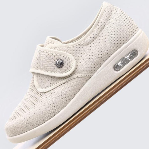 Women's Orthopedic Sneakers with Adjustable Hook-and-Loop Closure