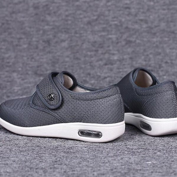 Women's Orthopedic Sneakers with Adjustable Hook-and-Loop Closure