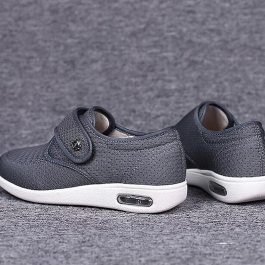Women's Orthopedic Sneakers with Adjustable Hook-and-Loop Closure