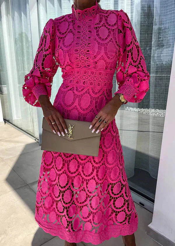 Women's Lace Detail Maxi Dress