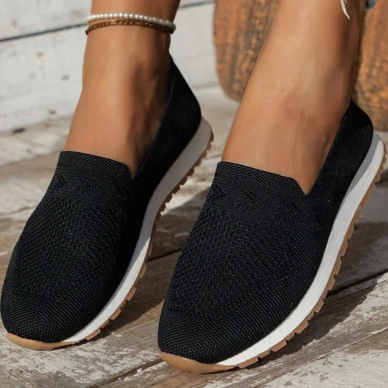 Women's Lightweight Slip-On Loafers with Cushioned Sole