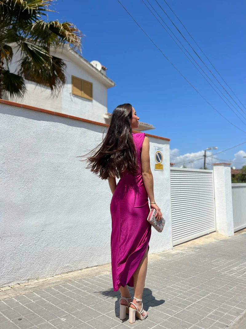 Elegant Tie-Front Neckline Dress for Women