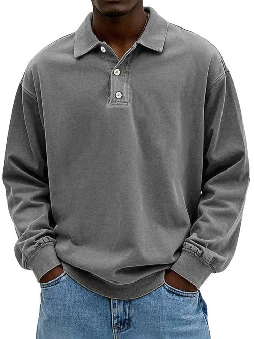 Timeless Vintage Long Sleeve Shirt for Men