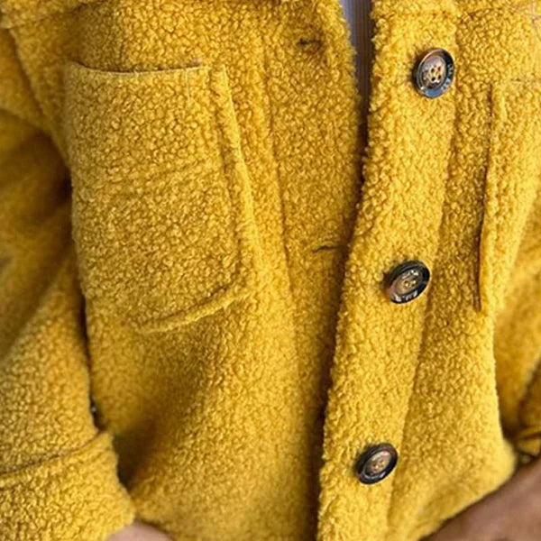 Women's Wool Jacket with Lapel